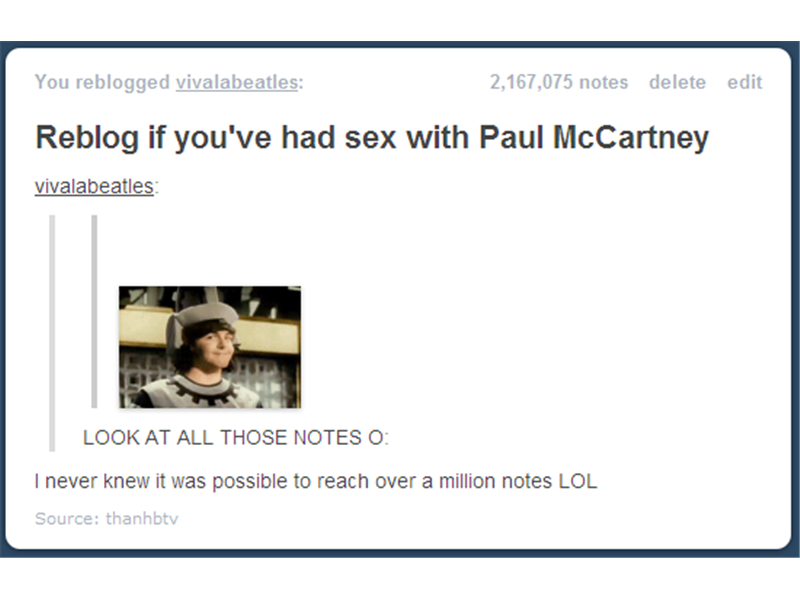 Most Notes On Tumblr Post