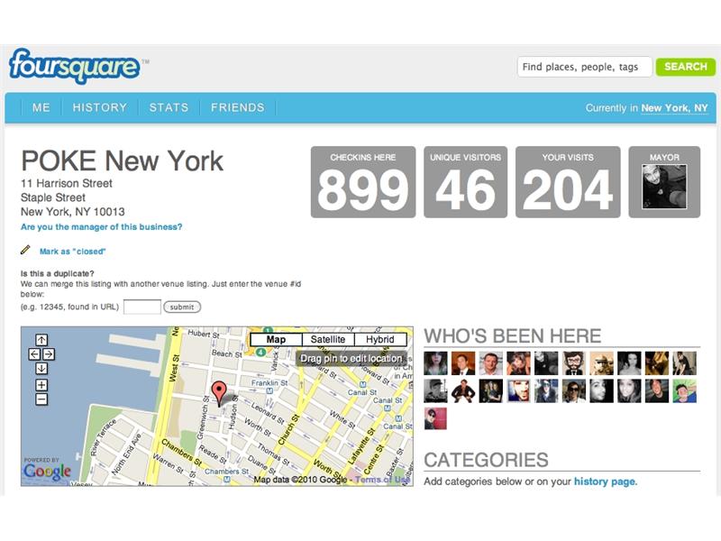 Most Foursquare Check-Ins At A Single Location