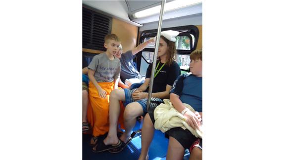 Most People Playing Silent Football on a Bus