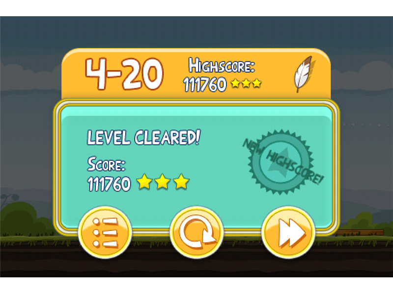 Highest Score On Level 4-20 of 