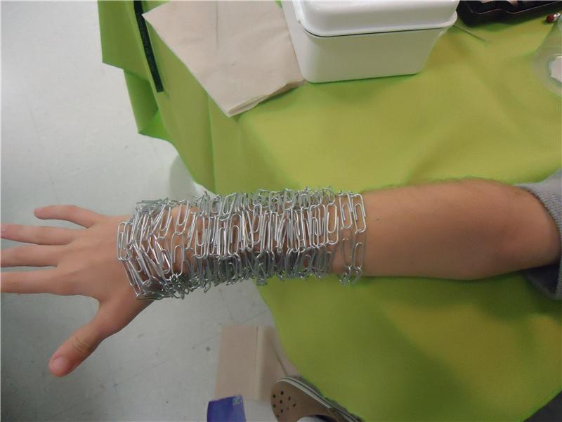 Most Paper Clip Bracelets Worn At Once