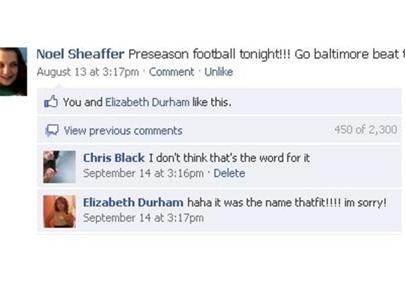 Most Comments On A Facebook Status Update