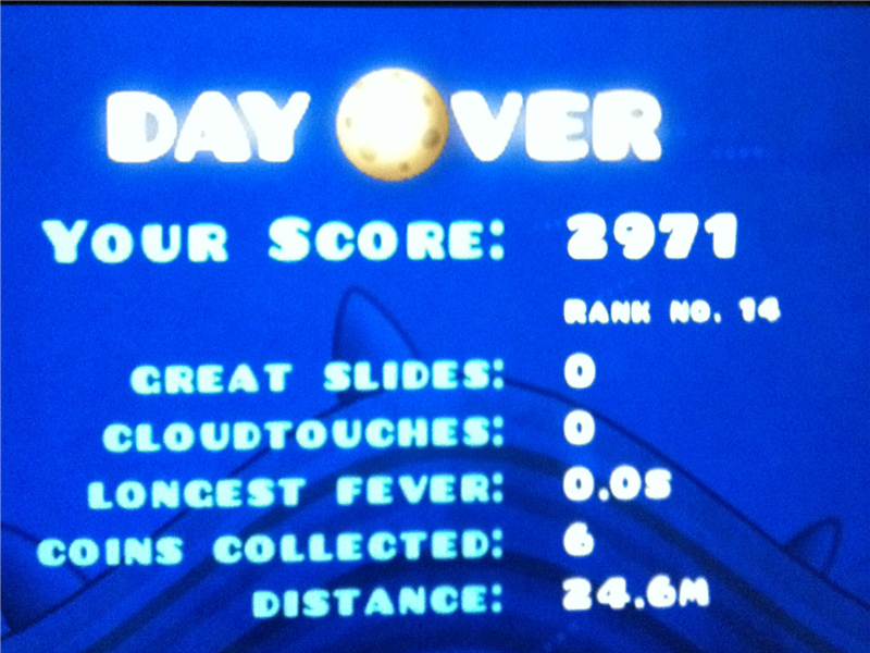 Lowest Score On Tiny Wings