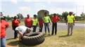 Fastest Time To Flip A 100-Kilogram Tire 4.5 Kilometers