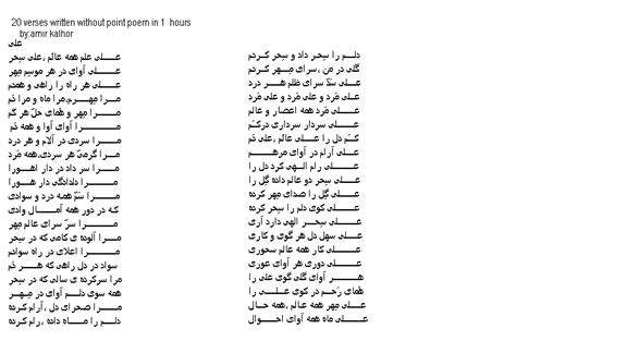 Longest Without Point Written Poem in One Hours in the World