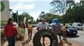 Fastest Time To Flip A 100-Kilogram Tire 3.5 Kilometers