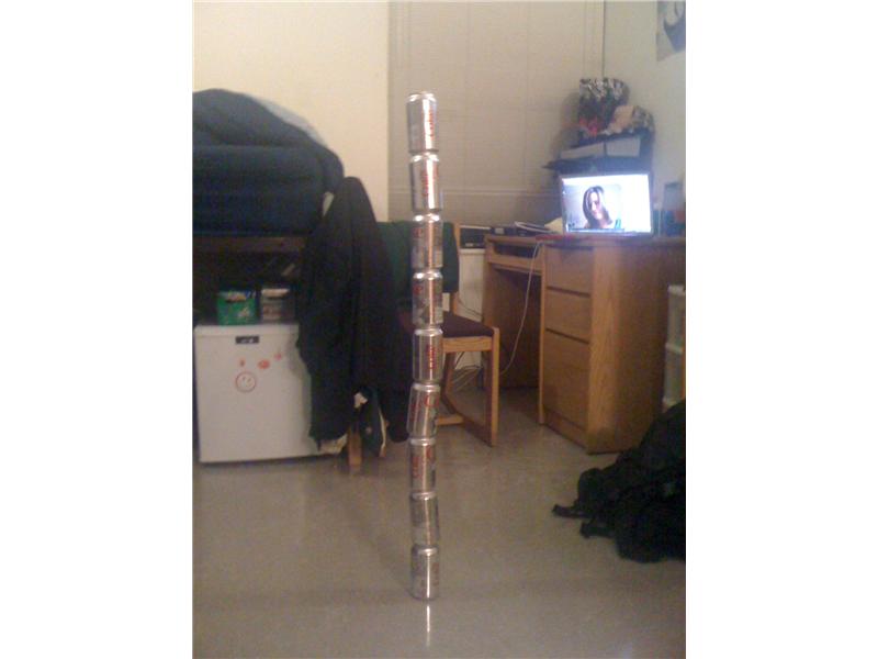 Tallest Soda Can Tower
