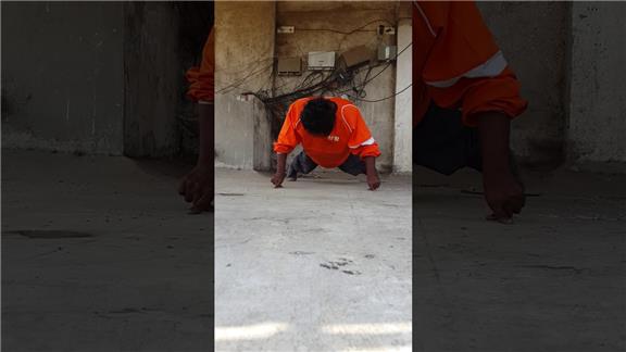 Most Consecutive Four Finger Push Ups in One Minute 