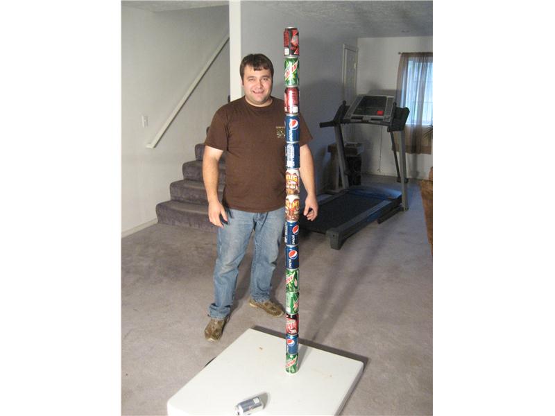 Tallest Soda Can Tower