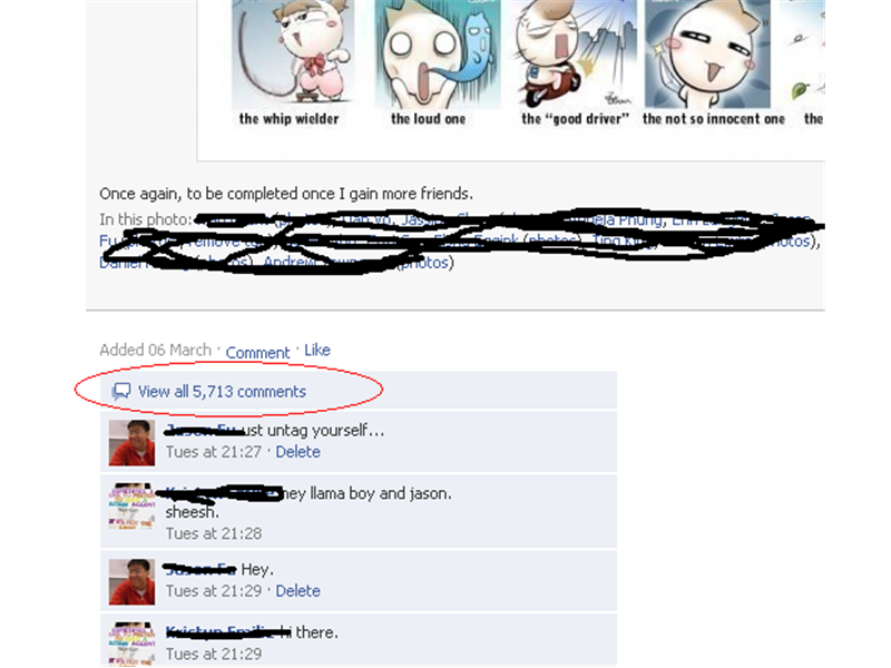 Longest Comment Thread On A Facebook Photo