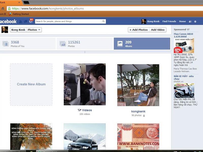 Most Facebook Photos