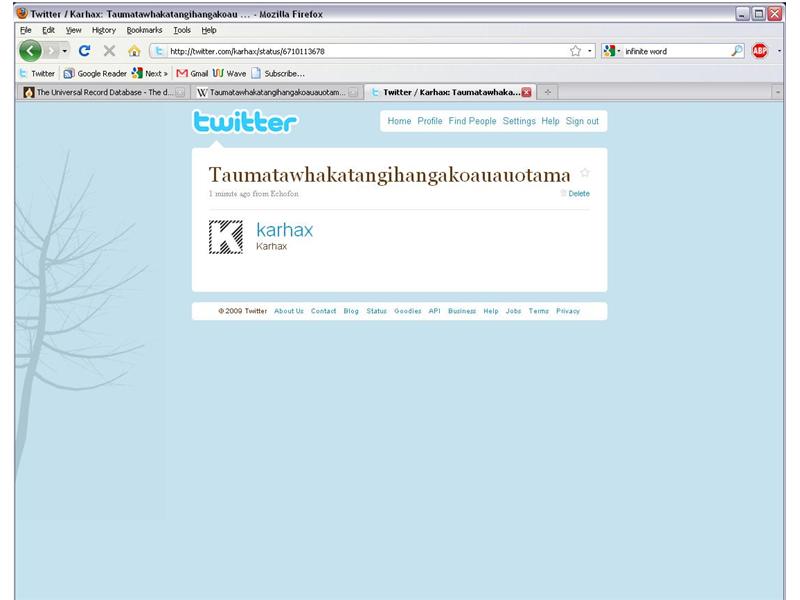 Longest Word In A Tweet