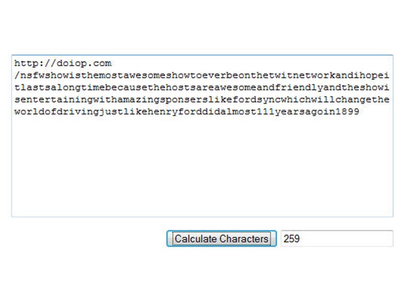 Longest URL Generated Using A URL Shortening Service