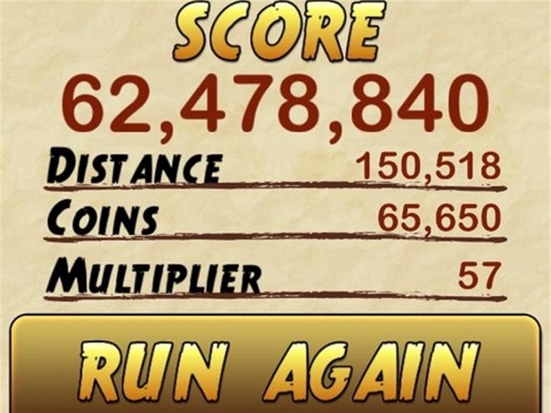 Farthest Distance Run In A Single Game Of 