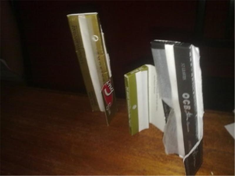 Most Rolling Paper Packages Stood Up At Once 