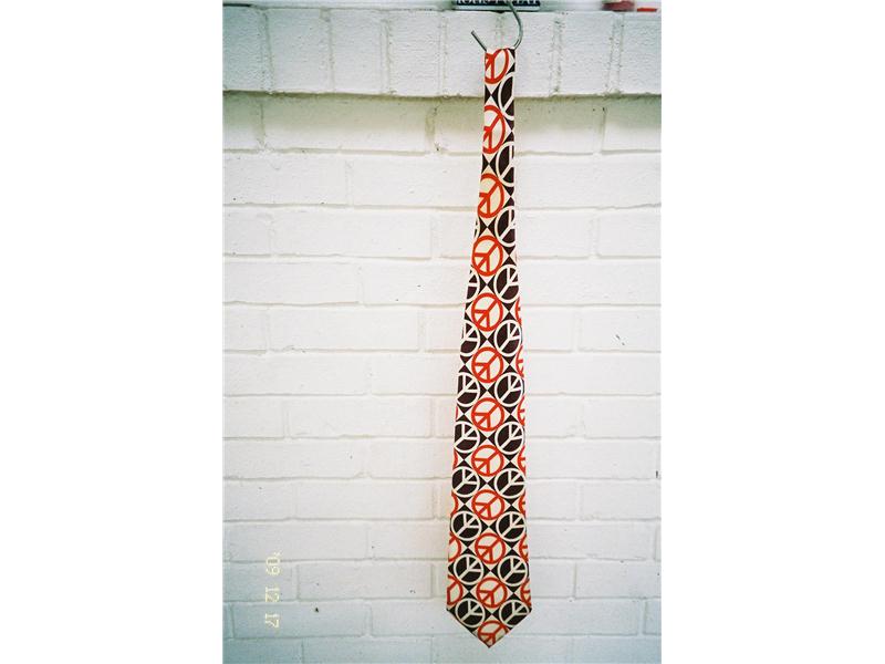Widest Peace Symbol Necktie