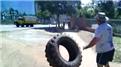 Fastest Time To Flip An 85-Kilogram Tire 2.5 Kilometers
