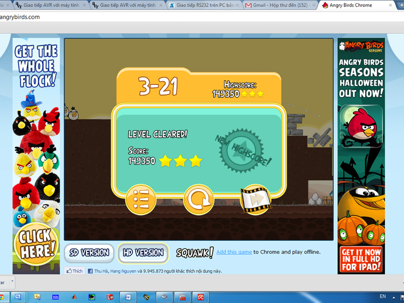 Highest Score On Level 3-21 Of 