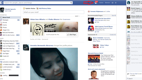 Most Unread Facebook Notifications in 1 Week