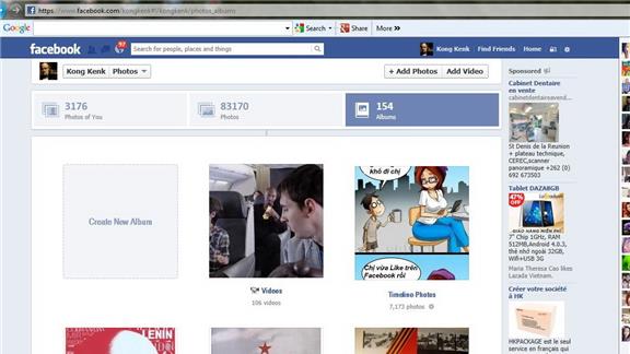 Largest Number of Photos in Facebook\'s Albums