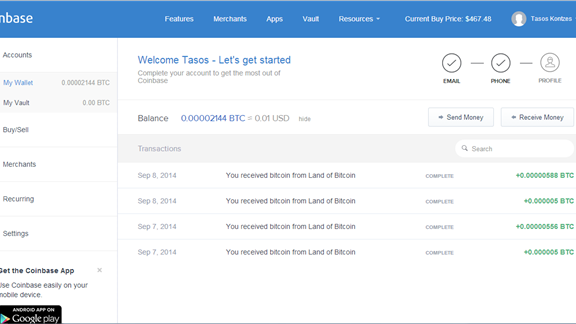 Less Bitcoin Owned in a Wallet