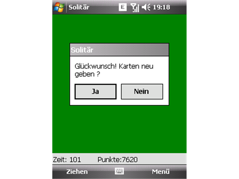 Highest Solitaire Score Using A Windows Mobile Device