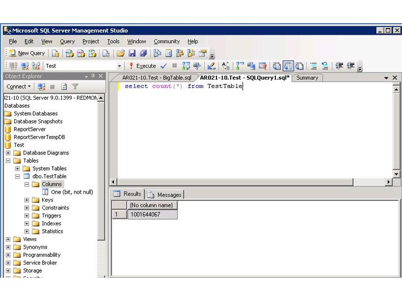 Most Rows In A Single Database Table