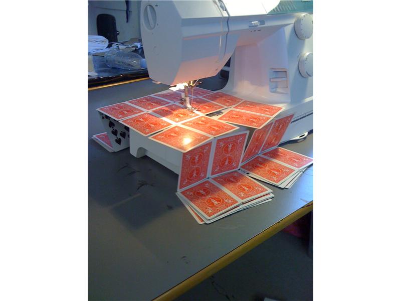 Fastest Time To Make A Homemade Suit Out Of Playing Cards