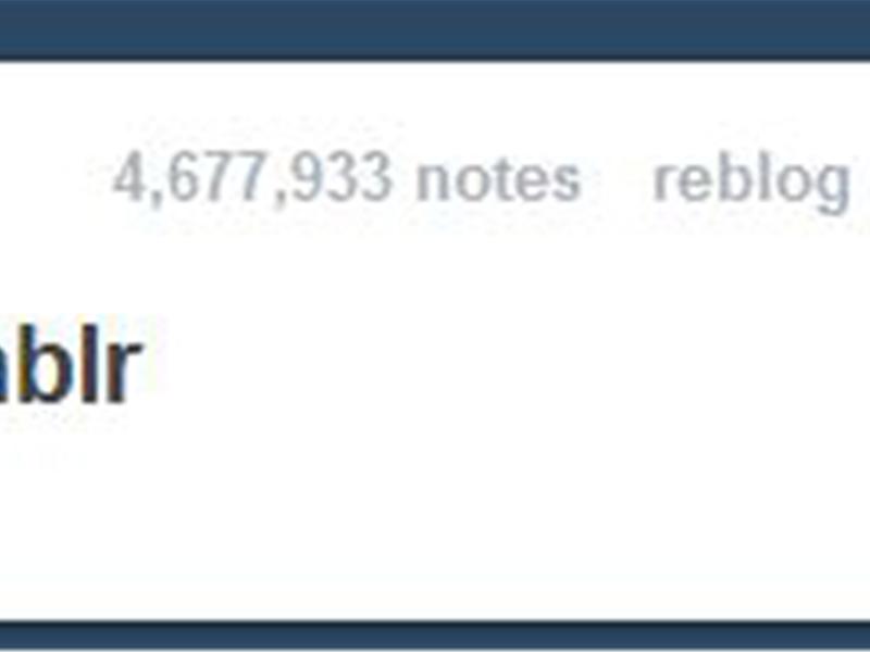 Most Notes On Tumblr Post