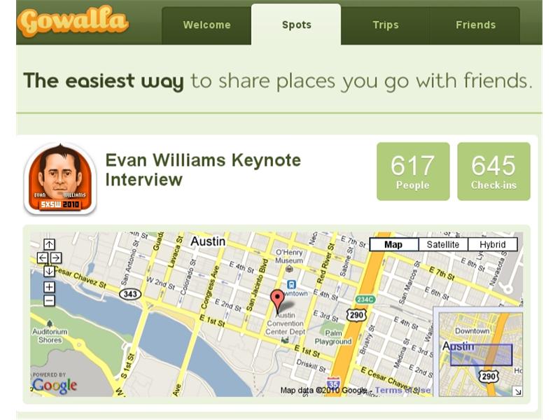 Largest Group To Check In At The Same Venue On Gowalla At Once