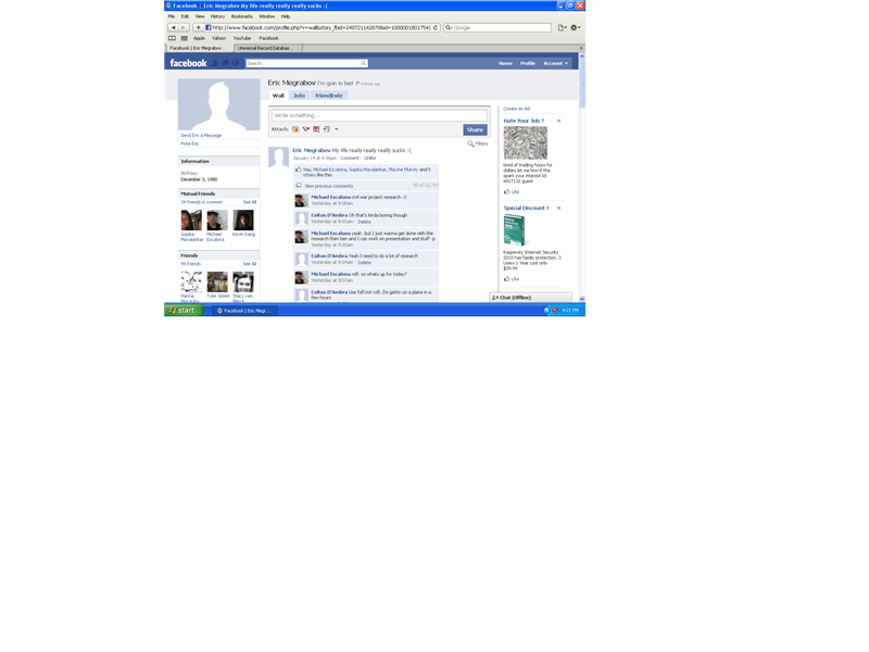 Most Comments On A Facebook Status Update