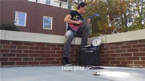 Fastest Guitar Performance of 