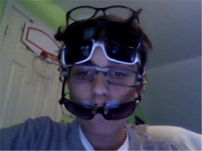 Most Pairs Of Glasses Worn At Once