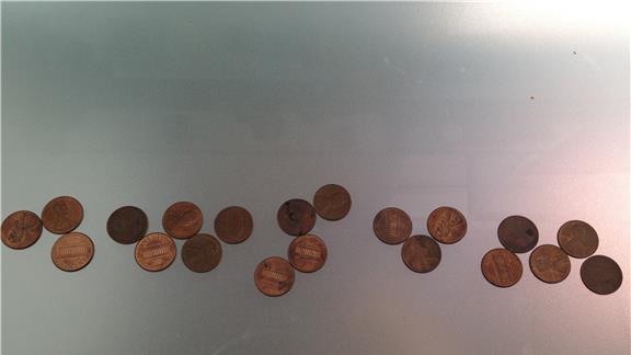 Fewest Pennies Used To Spell 