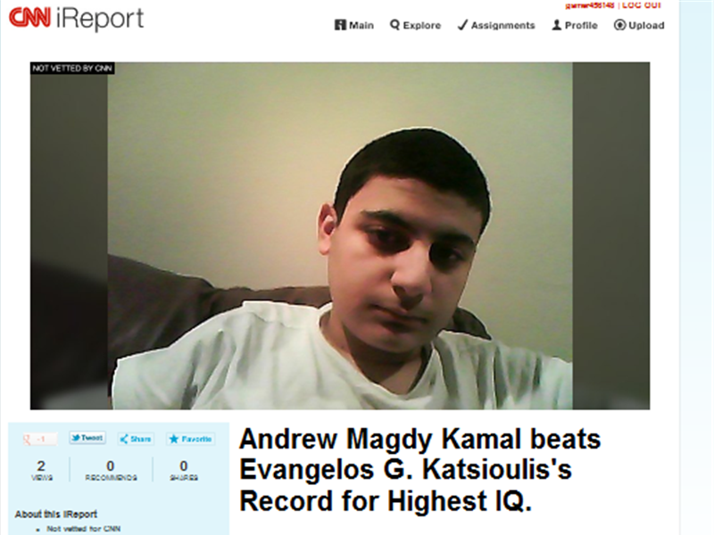 Highest IQ in the World