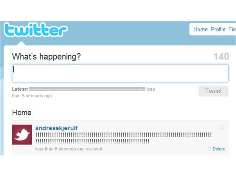 Most Exclamation Points In A Single Tweet