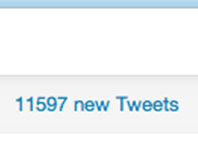 Most New Unviewed Tweets