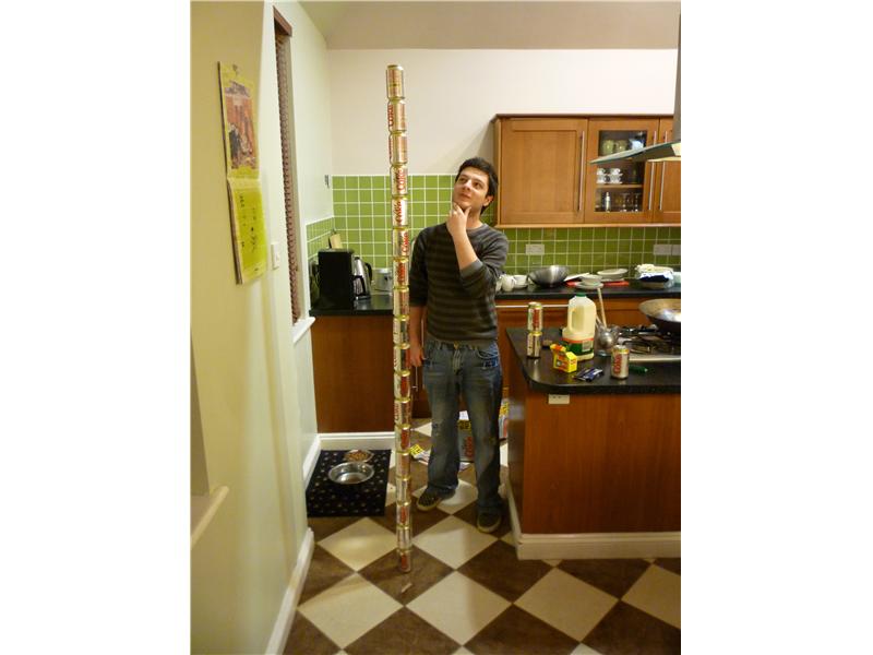 Tallest Soda Can Tower