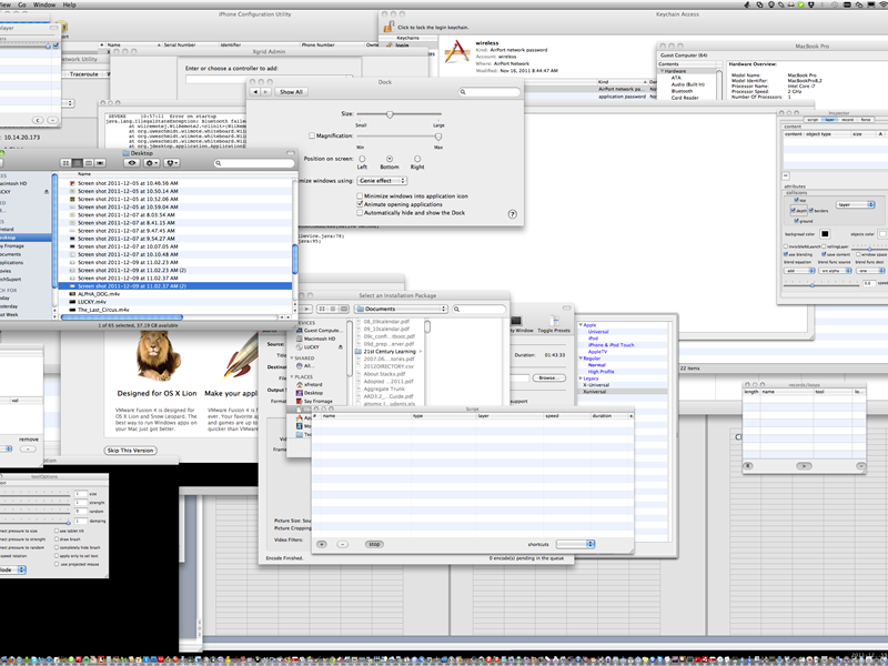 Most Programs On A Mac OS X Dock