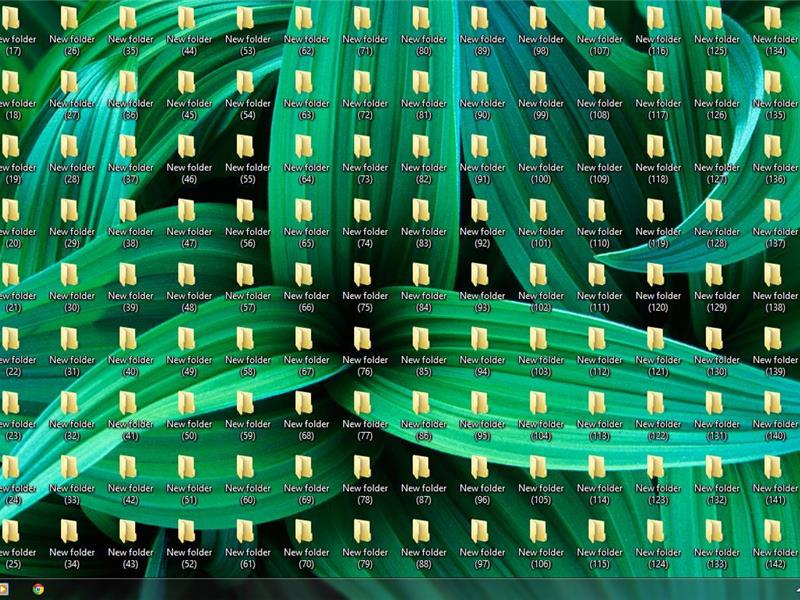 Most Folders Saved In A Computer Desktop