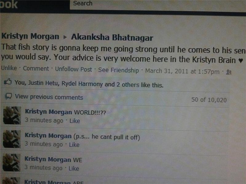 Most Comments On A Facebook Status Update 