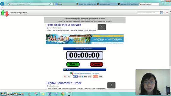 Longest Time Holding An Empty Cup Using Mouth