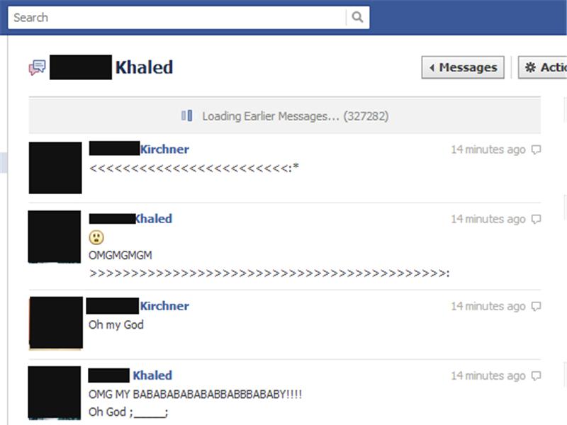 Most Messages In A Facebook Email Thread