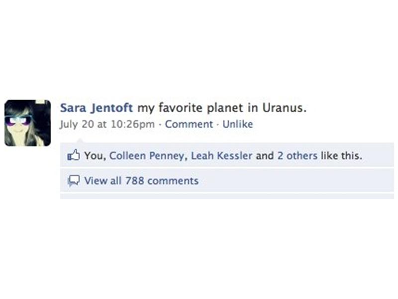 Most Comments On A Facebook Status Update