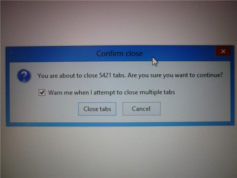 Most Mozilla Firefox Tabs Open At Once