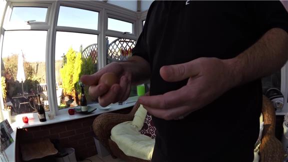 Longest Time Balancing An Egg Vertically On Forehead