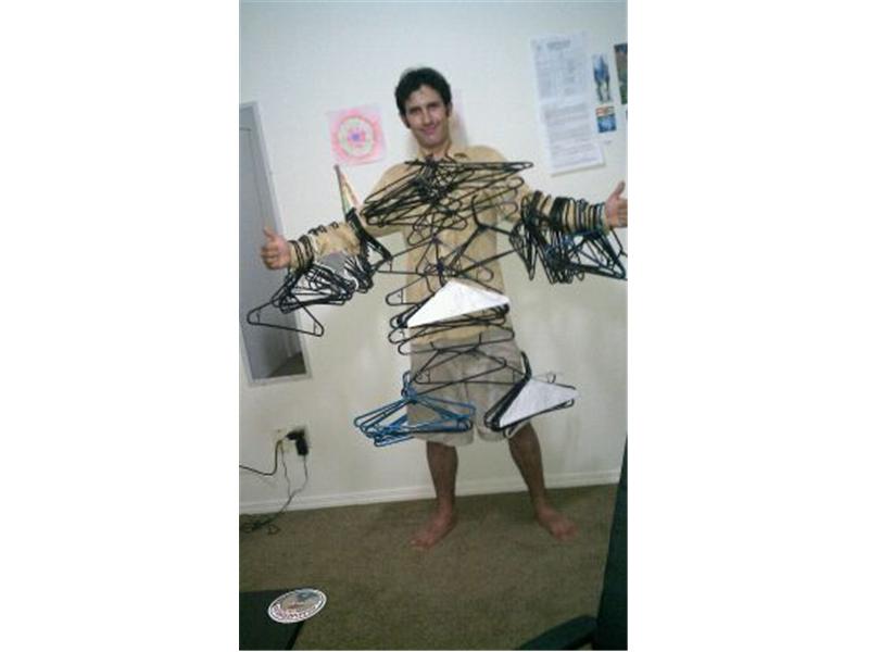 Most Hangers Hung On A Body