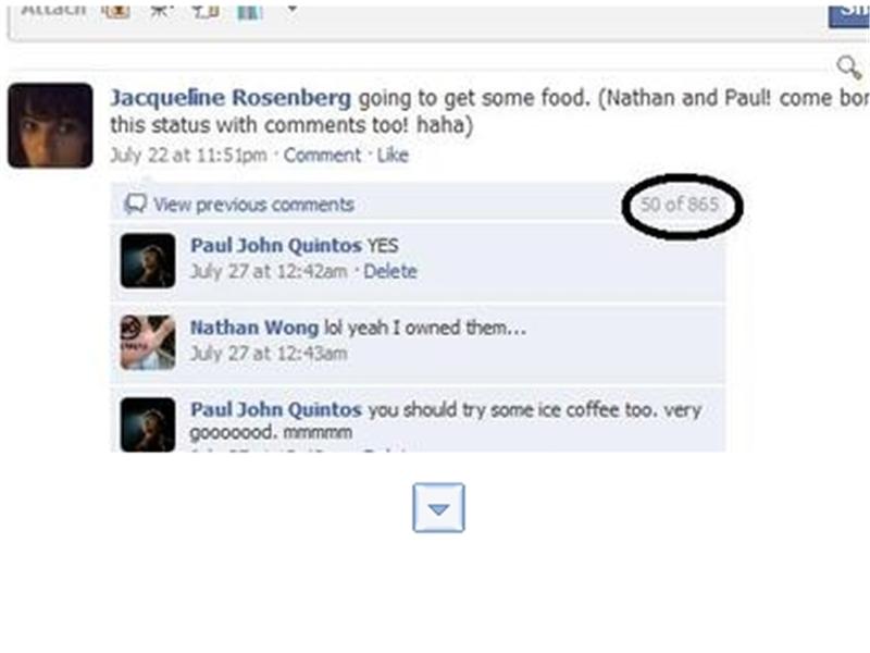Most Comments On A Facebook Status Update