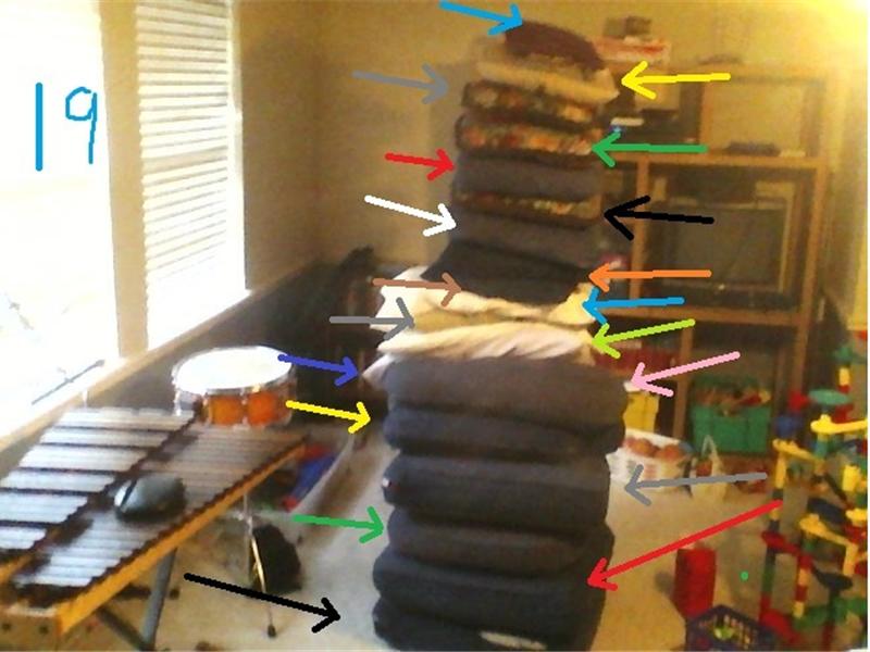 Tallest Pillow Tower