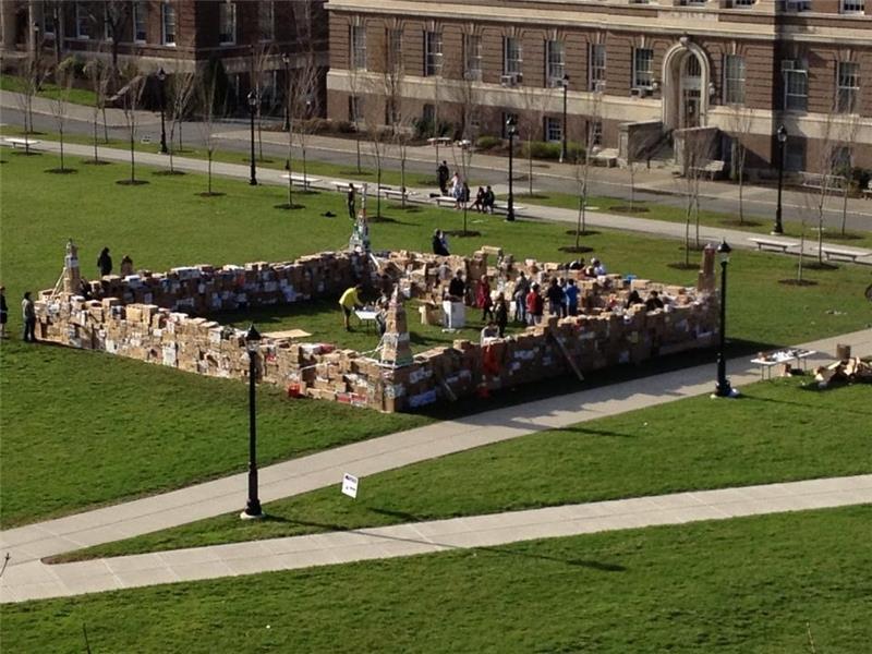 Largest Cardboard Fort